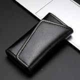 Soft Leather Minimalist Key Holder Vintage Housekeeper Keychain Wallet