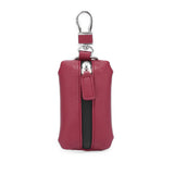 Soft Leather Waterproof Key Wallets Men Women Vintage Keychain