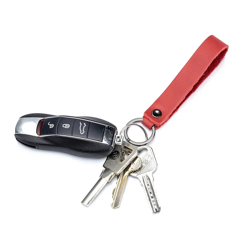 Soft Leather Key Wallets Vintage Housekeeper Car Key Holder