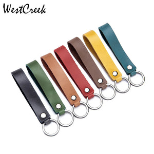 Soft Leather Key Wallets Vintage Housekeeper Car Key Holder