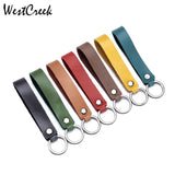Soft Leather Key Wallets Vintage Housekeeper Car Key Holder