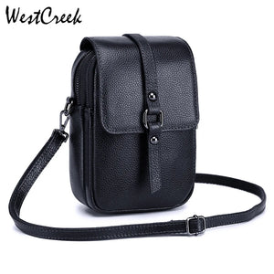 Soft Leather Messenger Bag for Women Crossbody Purse Adjustable Strap