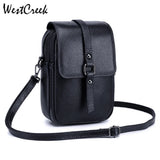 Soft Leather Messenger Bag for Women Crossbody Purse Adjustable Strap