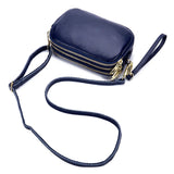 Three-layer Soft Leather Women Crossbody Handb