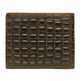 WETSAL Men's Leather Bifold Slim Wallet Short Money Bag