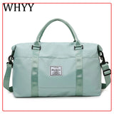 WHYY Large Travel Bag Women Cabin Tote Bag Handbag Nylon Waterproof Shoulder Bag