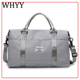 WHYY Large Travel Bag Women Cabin Tote Handbag Nylon Waterproof Shoulder Weekend