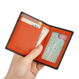RFID Men Short Cowhide Leather Wallets