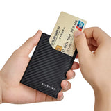 RFID Men Short Cowhide Leather Wallets