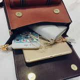 PU Mini Stitching Backpack Style Women's Shoulder Bag