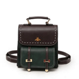 PU Mini Stitching Backpack Style Women's Shoulder Bag