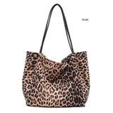 Wahyah Leopard Canvas Tote Bag for Women ZY014