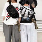 Harajuku Style Waist Bag for Women Hip-Hop Bum Bag