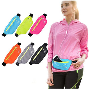 Waterproof Waist Bag Belt for Men Women Sport Running Fanny Pack