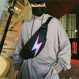 Reflective Waist Bag Chest Pack Outdoor Sports Crossbody Bag