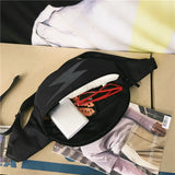 Reflective Waist Bag Chest Pack Outdoor Sports Crossbody Bag