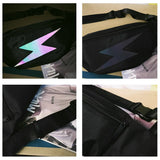 Reflective Waist Bag Chest Pack Outdoor Sports Crossbody Bag