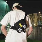 Canvas Chest Bag Shoulder Bags Outdoor Fanny Pack