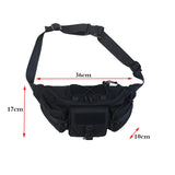 Unisex Canvas Waist Bag Fanny Pack Crossbody Pack