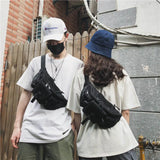 Unisex Canvas Waist Bag Fanny Pack Crossbody Pack