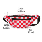 Waist Bag Zipper Phone Pocket Unisex Fanny Pack for Men and Women