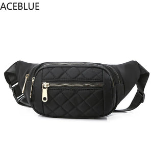 Women's Waist Bag Fanny Pack Oxford Sports Bum Bag Chest Pocket