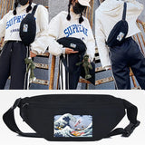 Landscape Print Waist Bag Running Belt Pouch Fanny Pack