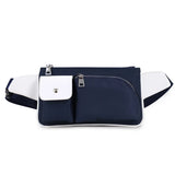 Waterproof Waist Bag Men Women Belt Chest Handbag Fanny-pack Solid Pack
