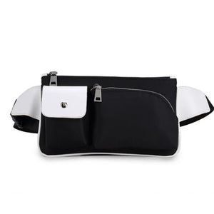 Waterproof Waist Bag Men Women Belt Chest Handbag Fanny-pack Solid Pack
