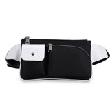 Waterproof Waist Bag Men Women Belt Chest Handbag Fanny-pack Solid Pack