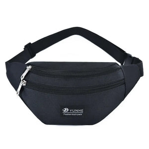 Large Capacity Sports Fanny Pack Outdoor Solid Chest Bag