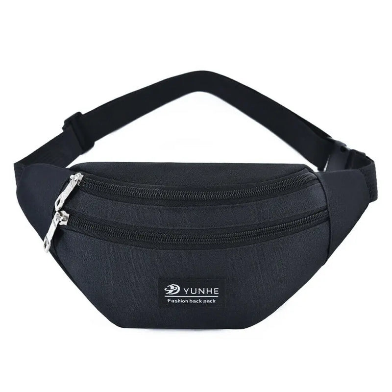 Large Capacity Sports Fanny Pack Outdoor Solid Chest Bag