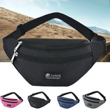 Large Capacity Sports Fanny Pack Outdoor Solid Chest Bag