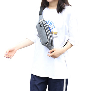 Portable Shoulder Waist Bag Double Pocket Wild Backpack