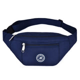 Nylon Waist Bag Crossbody Sports Chest Bag Waterproof Large Phone Pouch