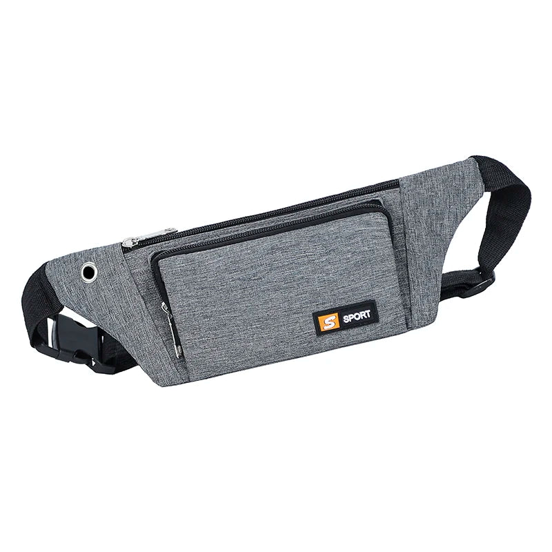 Large Canvas Waist Bag Pack Casual Phone Belt Pouch Travel Fanny Bag