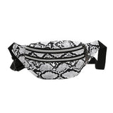 Snakeskin Waist Bag Fanny Pack Hip Bum Pouch