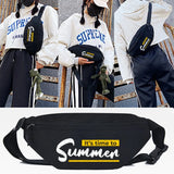 Summer Printed Waist Bag Chest Crossbody Bag Men Women Fanny Pack