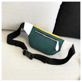 Canvas Waist Bag for Women Leisure Fanny Pack Letter Bum Bag Chest Crossbody