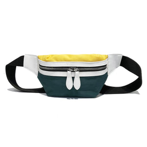 Canvas Waist Bag Women Letter Bum Bag Packs
