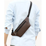Women Waist Bag Belt Fanny Pack Hip Pouch Leather Pockets