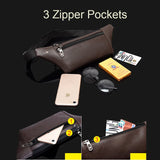 Women Waist Bag Belt Fanny Pack Hip Pouch Leather Pockets
