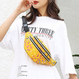 Colorful Women's Waist Bag Bum Bag Mobile Phone Pouch Purse Chest Bag