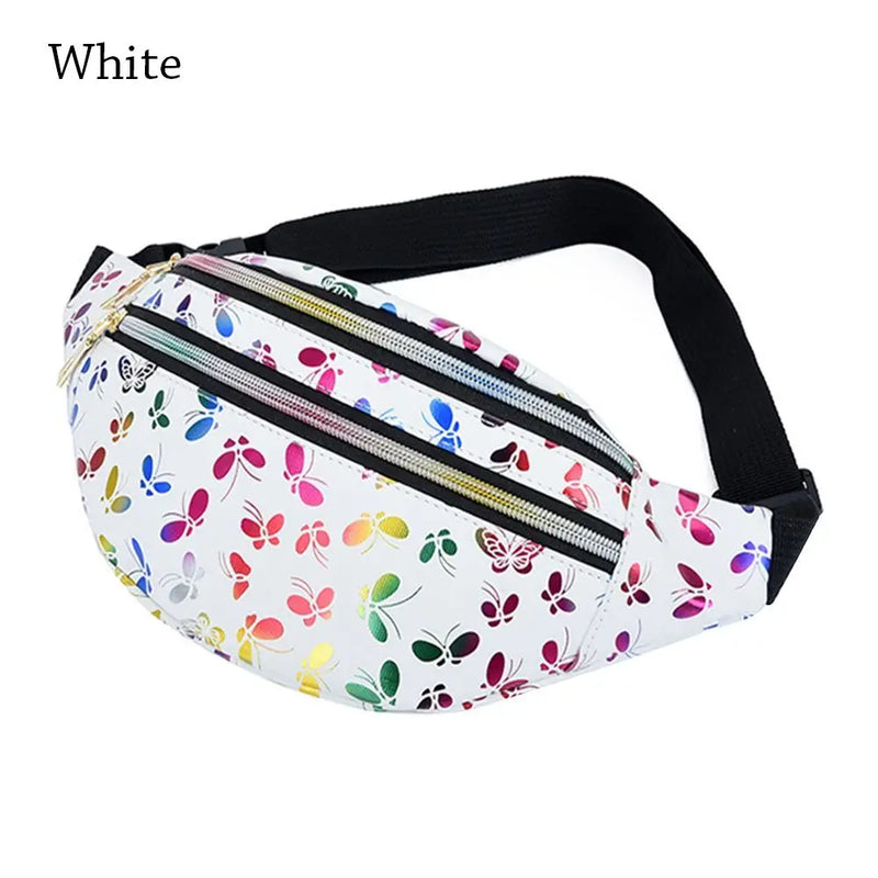 Colorful Women's Waist Bag Bum Bag Mobile Phone Pouch Purse Chest Bag