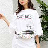 Colorful Women's Waist Bag Bum Bag Mobile Phone Pouch Purse Chest Bag
