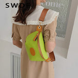 Waist Bag Women PU Leather Fanny Pack Female Chest Bags Lady Belt Bag