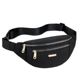 Pink Waist Bag Women Men Chest Pack Purse Fanny Handbag