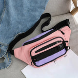 Canvas Waist Bag Women's Fanny Pack Hip Ho...