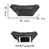 Glitter Fanny Pack Waterproof Geometric Belt Bag