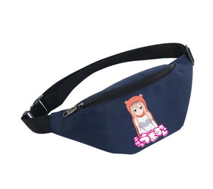 Waterproof Waist Bag Men Unisex Fanny Pack for Himouto! Umaru-chan